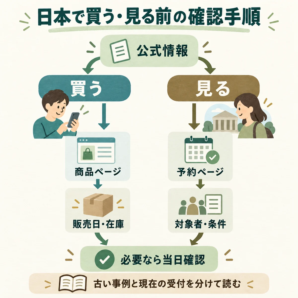 購入と見学の二経路をまとめた完全版
