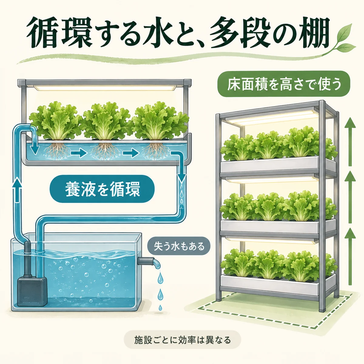 水・土地・電力・資材・輸送の五つの比較軸