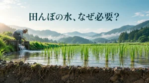 田んぼにはなぜ水を張る？イネ・雑草・土の関係