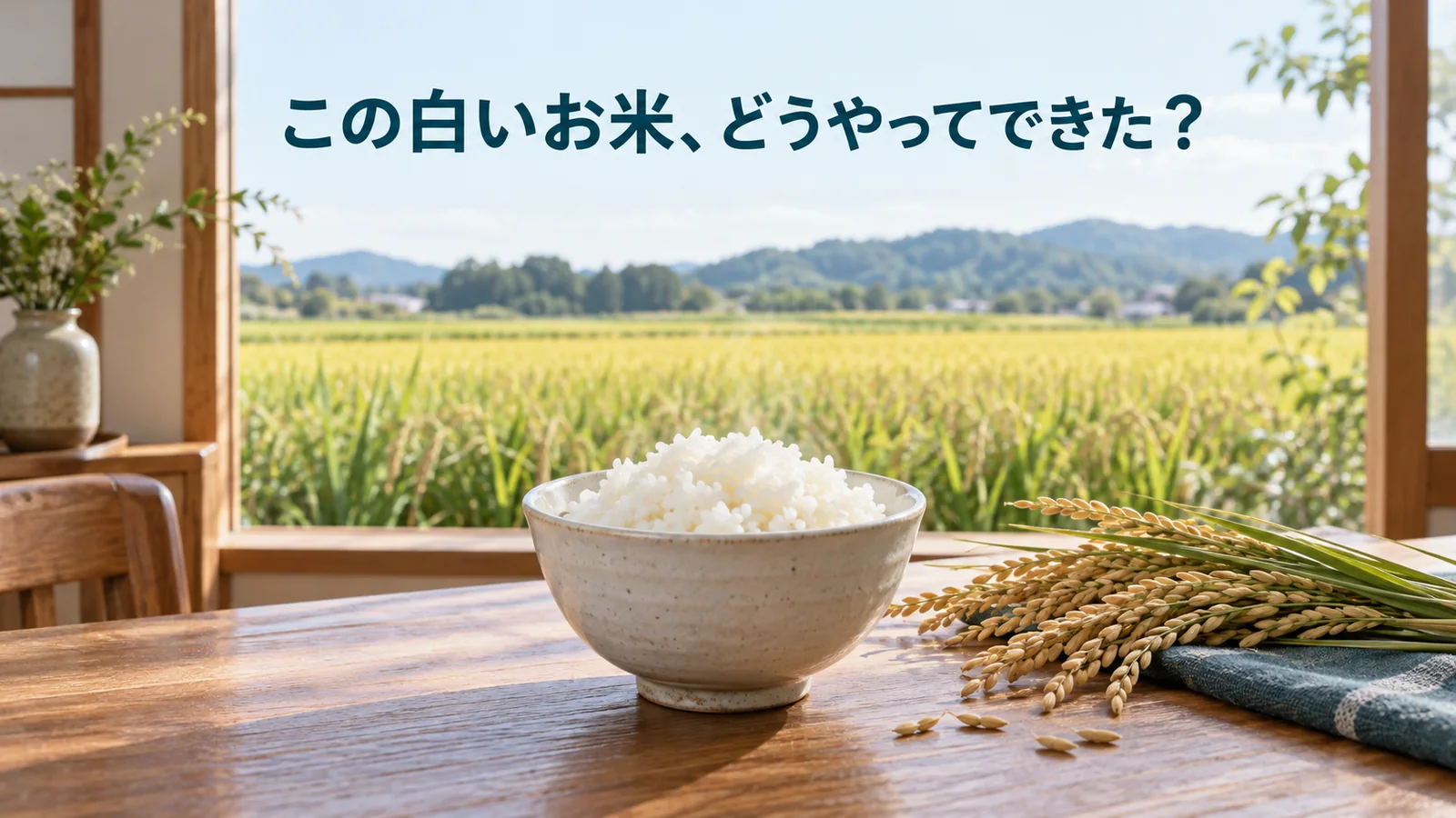 お米はどうやって作られる？種もみから精米までを図解