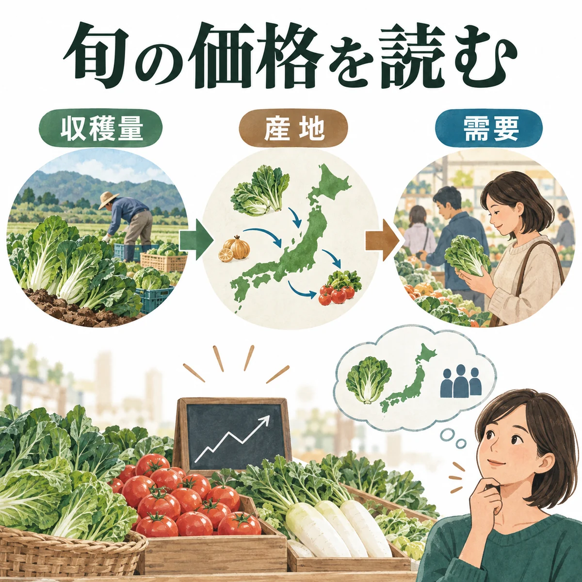 収穫量、産地、需要の三つで理解する完全版
